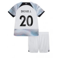 Liverpool Diogo Jota #20 Fotballklær Bortedraktsett Barn 2022-23 Kortermet (+ korte bukser)